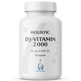 Holistic D3-vitamin 2000 50mg 90 kapslar