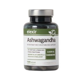 Elexir Pharma Ashwaganda 120 kapslar