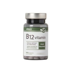 Elexir Pharma B12 Vitamin Vegan 100 sugtabletter