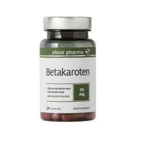 Elexir Pharma Betakaroten 50 mg 50 kapslar