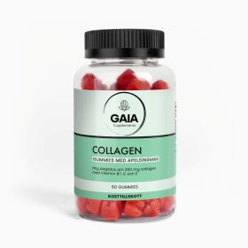 Gaia Supplements Collagen Gummies 60 tuggtabletter TRASIG ETIKETT