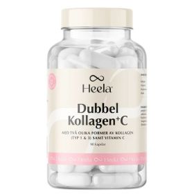 Heela Dubbel Kollagen + C (TYP 1 & 3) 90 kapslar