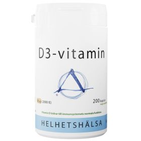 Helhetshälsa D3-Vitamin 50 µg 200 kapslar