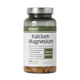 Elexir Pharma Kalcium/Magnesium 120 tabletter