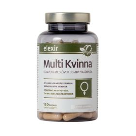 Elexir Pharma Multi kvinna 120 kapslar