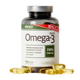 Elexir Pharma Omega-3 Forte 1000 mg 132 kapslar