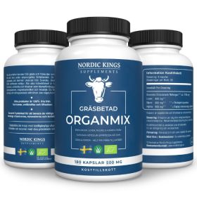 Nordic Kings Gräsbetad Organmix EKO 180 kapslar
