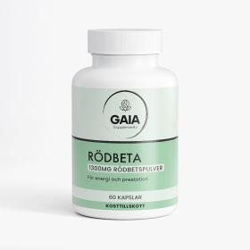 Gaia Supplements Rödbeta 60 kapslar